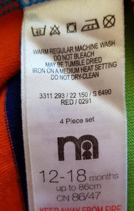 Dvojdielne chlapčenské pyžamo, mothercare,86