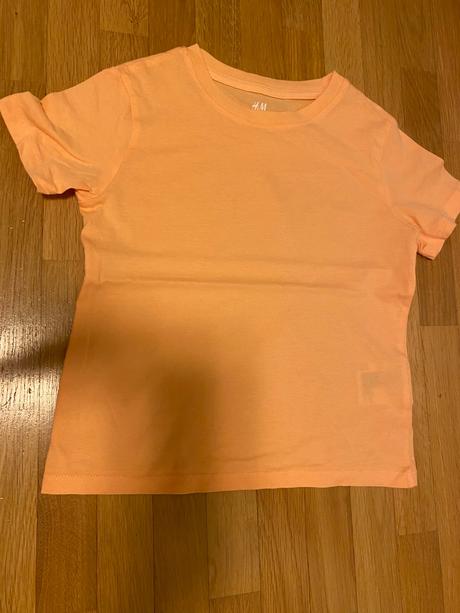 Tricko oranžové, h&m,116