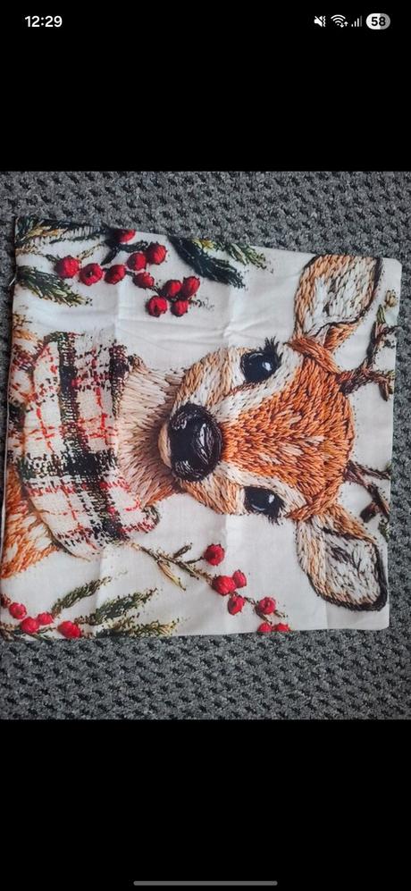 Vianočná obliečka na vankúš, šírka (cm): 45,dĺžka (cm): 40