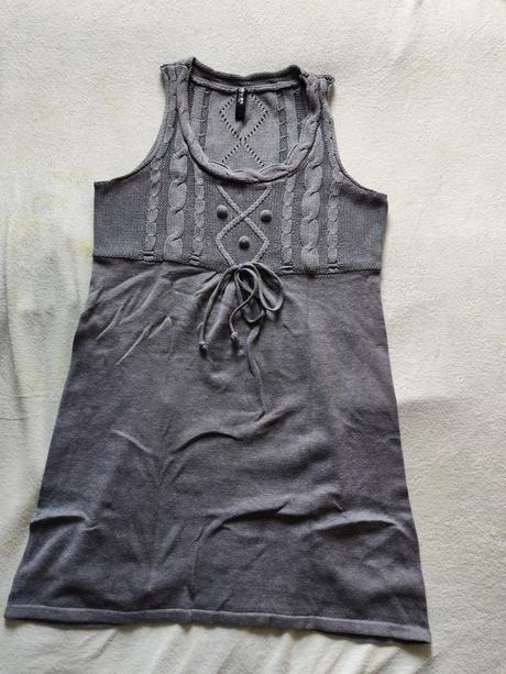 Pletená dlhá vesta, colours of the world,l