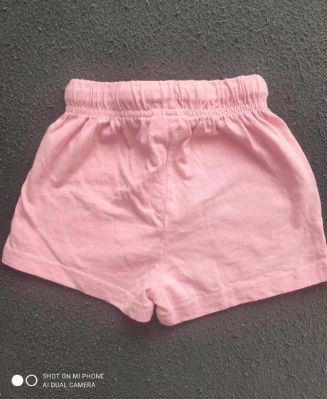 Ružové kraťasky veľ.74, pepco,74