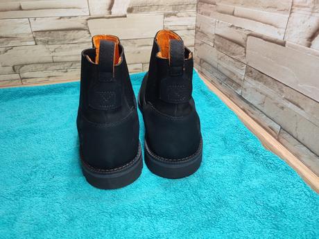 Timberland 47,5 - pánske čierne kožené topánky, timberland,47
