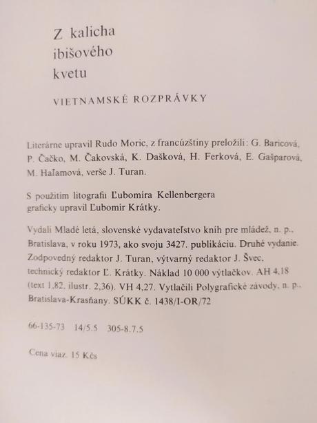 Z kalicha ibišového kvetu (1972) - vietnamské rozp, 