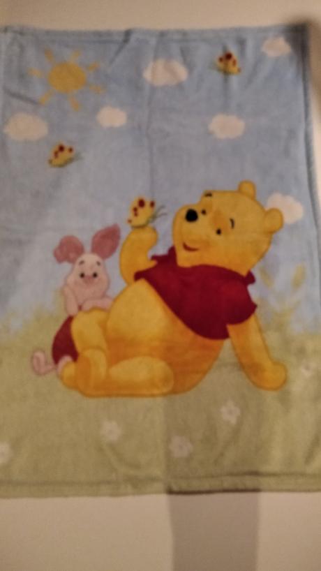 Deka huňatá, macko pooh, 