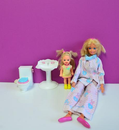 Retro bábiky barbie & shelly, 