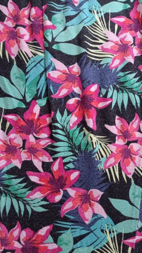 Letná tenké kvetovane nohavice, f&f,38