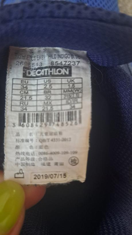 Tenisky na telesnu vychovu, decathlon,34