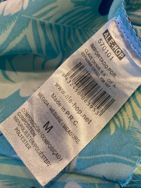 Dámske šaty vzorované letné (m), m