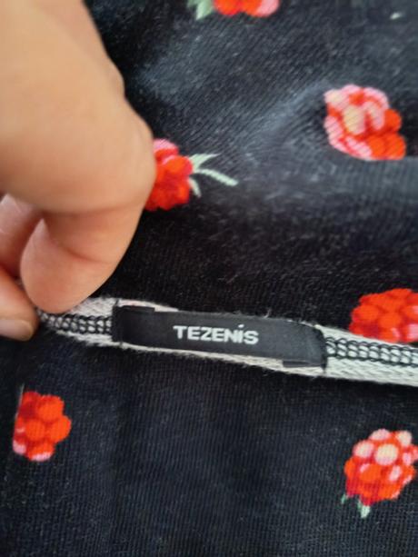 Oversize mikina s malinami, tezenis,m
