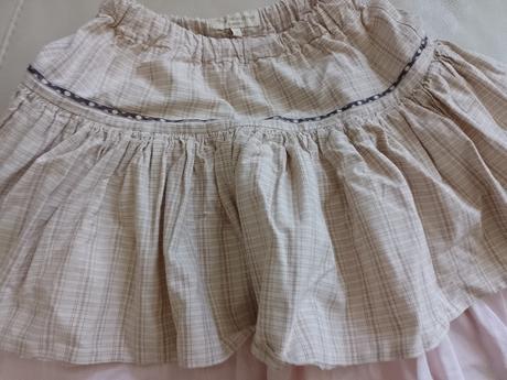 Bavlnená sukňa s fodrou122/140, 122