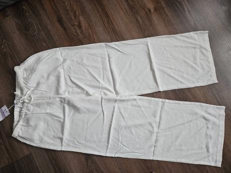 Damske nohavice s prímesou ľanu, sinsay,m