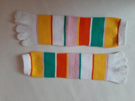 Veselé ponožky prstové, 38