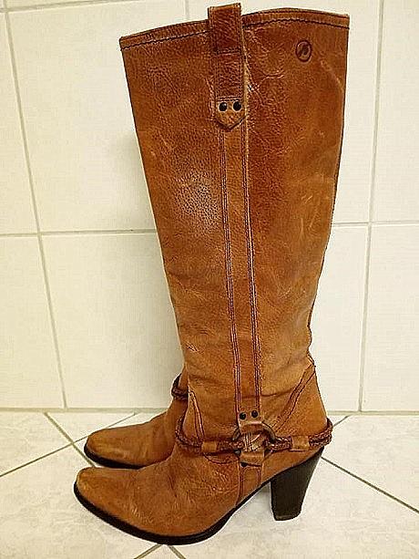 Kvalitné celokozené cizmy, 37