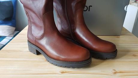 Vysoké dámske  kožene čižmy-gabor., gabor,42