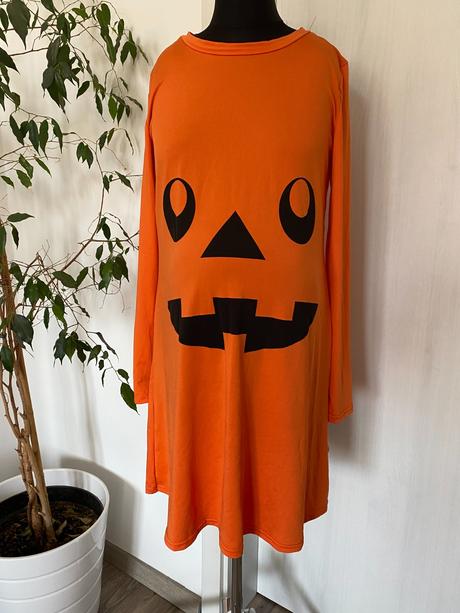 Halloween kostým tekvica šaty,