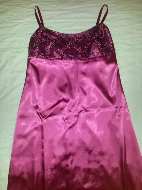 Cyklaménové spoločenské šaty šité na mieru veľ. 40, 42