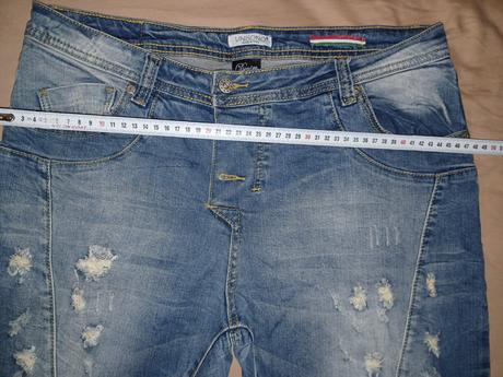 Dierkovane rifle, denim,42