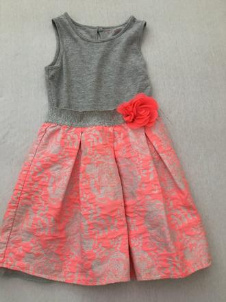 Šatočky s krásnou vzorovanou sukničkou, nutmeg,128