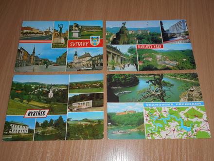 Pohľadnice retro mestá,