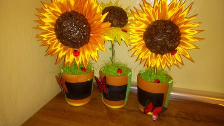 Slnečnicky v črepníčku, 