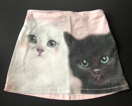 Riflova sukna s macickami, h&m,110