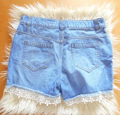 Riflové kraťasy s krajkou f&f na 13/14 rokov, f&f,164