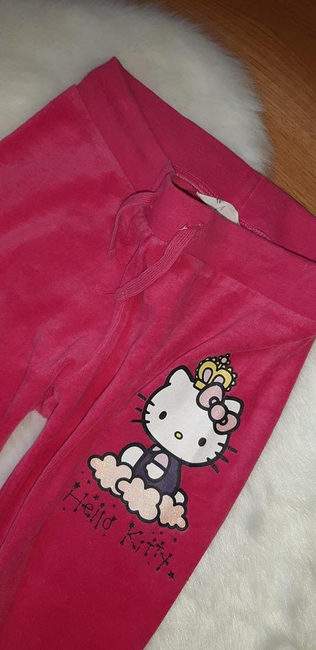 Tepláky hello kitty h&m 6-7r., h&m,122