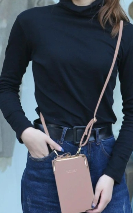 Crossbody puzdro na mobil a penazenka, 