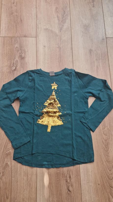 Vianočné tričko s krátkym rukávom veľ. 128 cm., 128