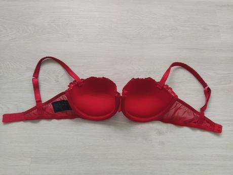 Červená podprsenka., h&m,80b