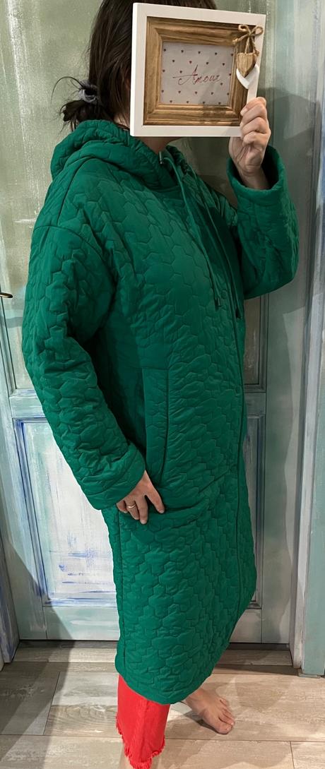 Zelená nepremokavá dlhá bunda next, next,s