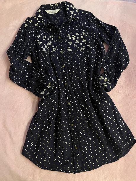 Košelové šaty, h&m,134