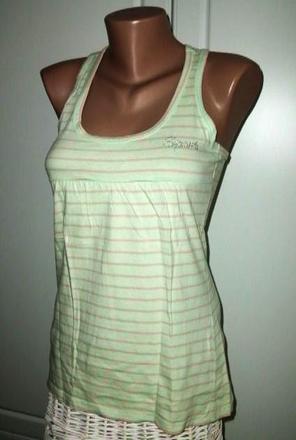 Prúžkované predĺžené tielko - veľ. s-m, s