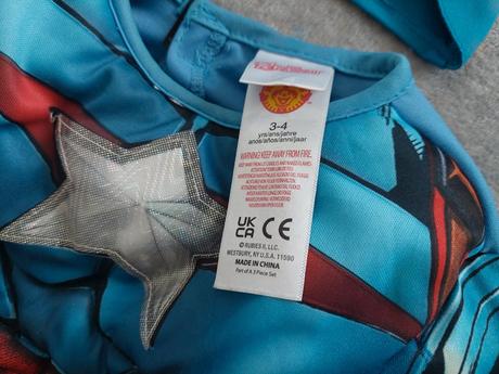 Kapitán amerika karnevalový kostým veľ.104, 