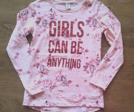 Tričko s ružičkami, len opraté, takko,122