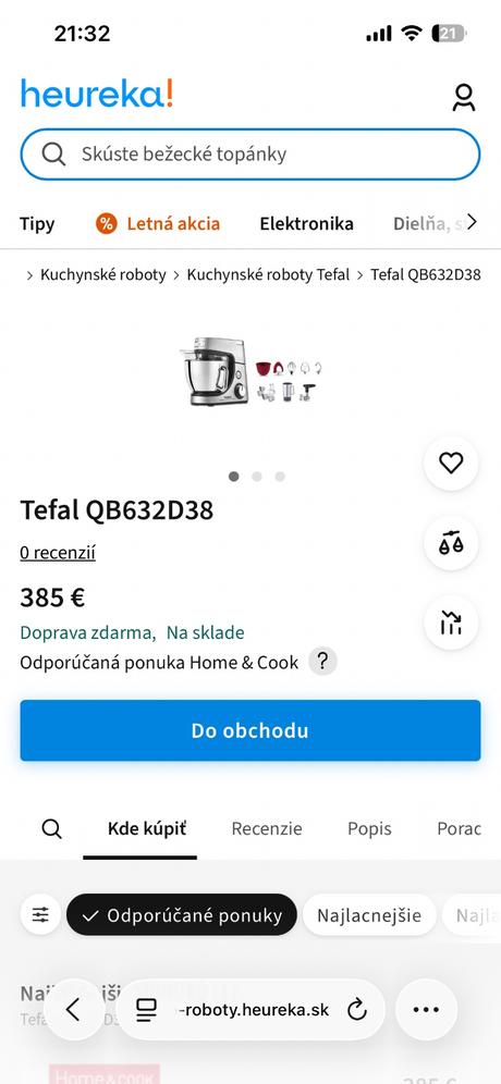 Tefal qb632d38 kuchynský robot masterchef gourmet, tefal