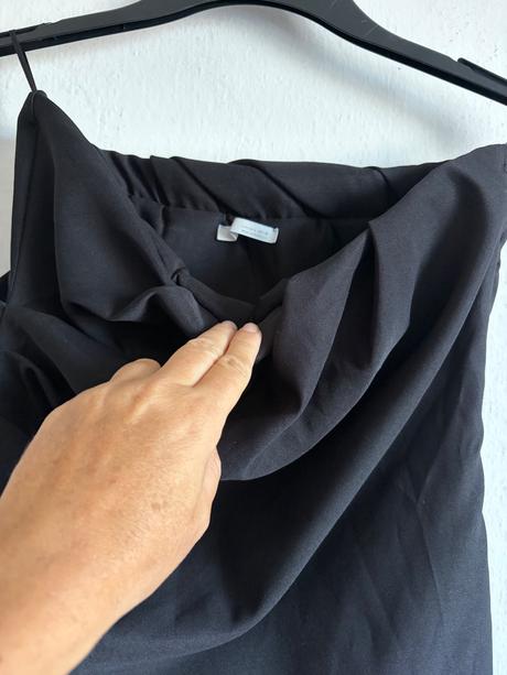 Zara elegantny cierny korzet so zipsom l, zara,l