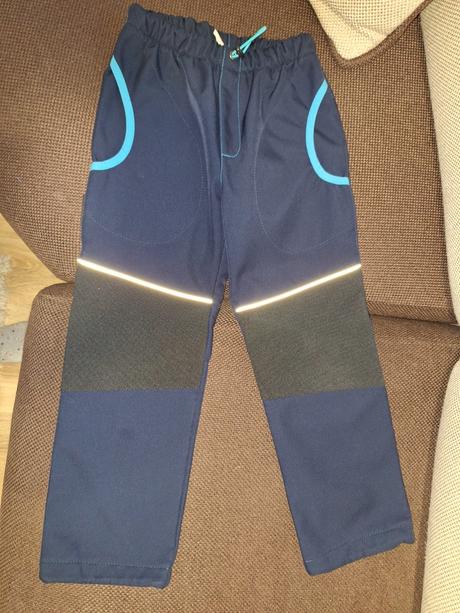 Zateplené softshelové nohavice, 122