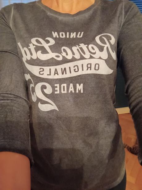 Tričko retro jeans, xs