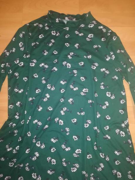 Zelené jarno/ jesenné šaty,40/42, primark,40