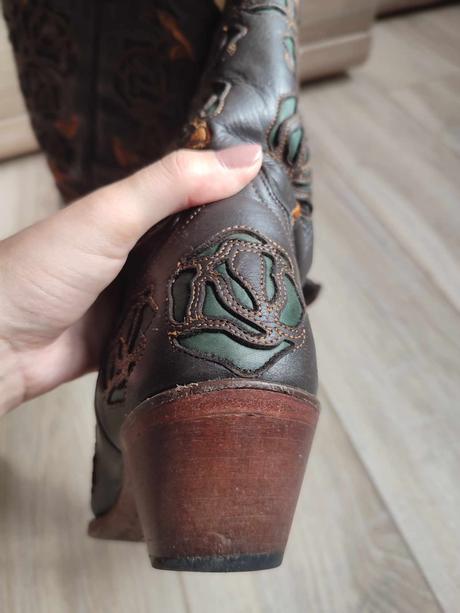 Westernové čižmy - stars & stripes, 38