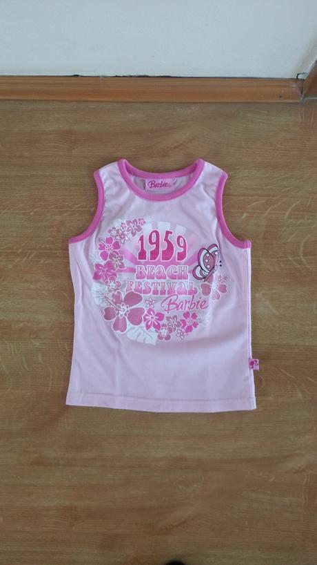 Letné tričká barbie., barbie,104 / 116 / 128 / 140