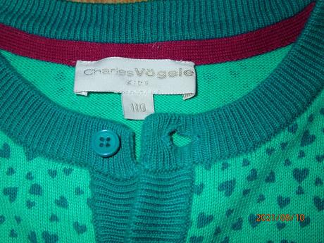 Zelený svetrík, charles vögele,110