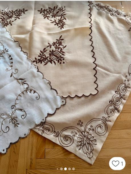 Vyšívané obrusy veľké, 
