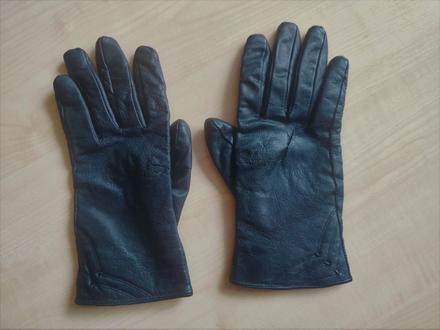 Zateplené kožené rukavice veľkosť m, m