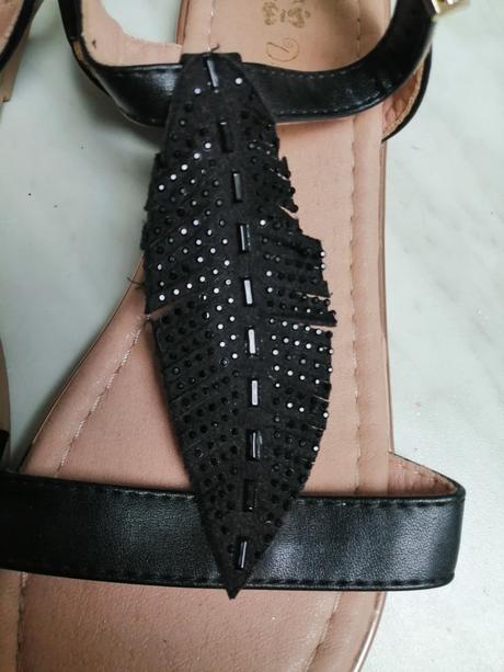 Sandálky pre dievčatka cierne vel. 35, 35