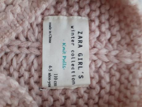 Krasny zimny pulover s ozdobami zara, zara,110