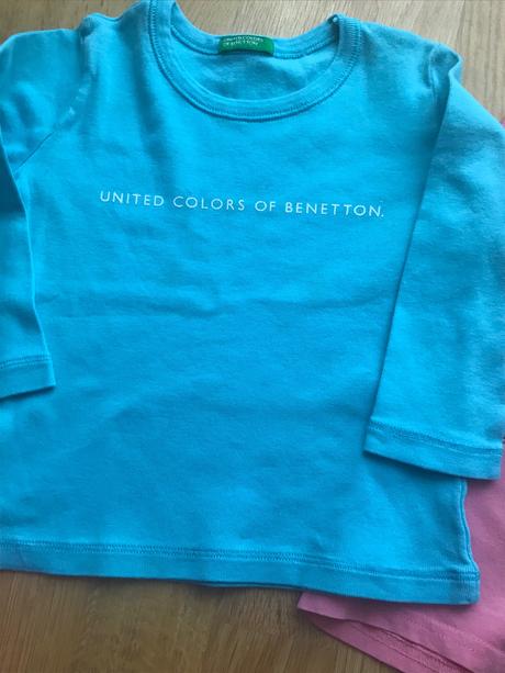 Dve trička benetton, benetton,80