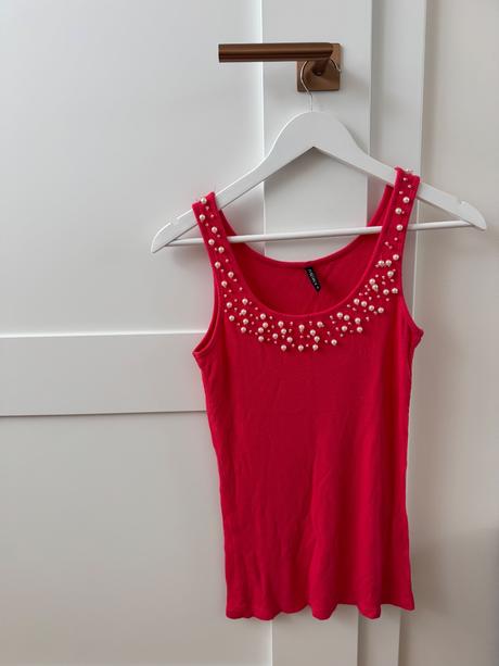 Korálkové tričko, amisu,s