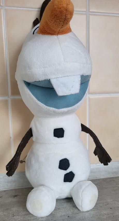 Plyšový olaf z frozen, 